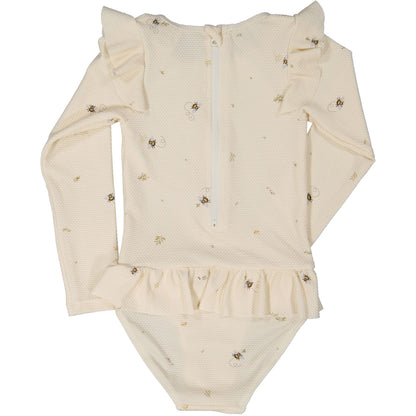 UV Swim Suit, Beige, Back 1