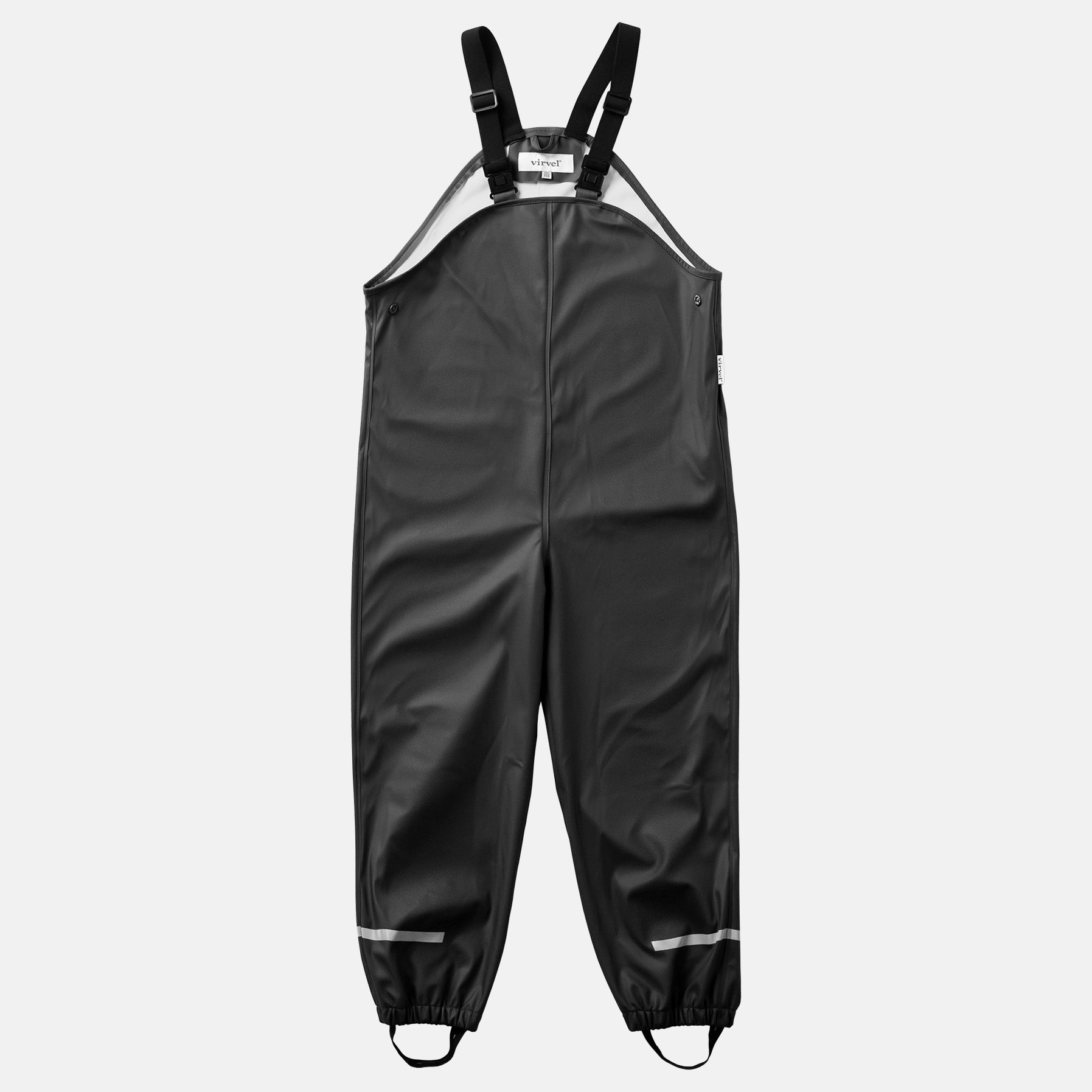 Unlined rain pants, Black, Product image, Front