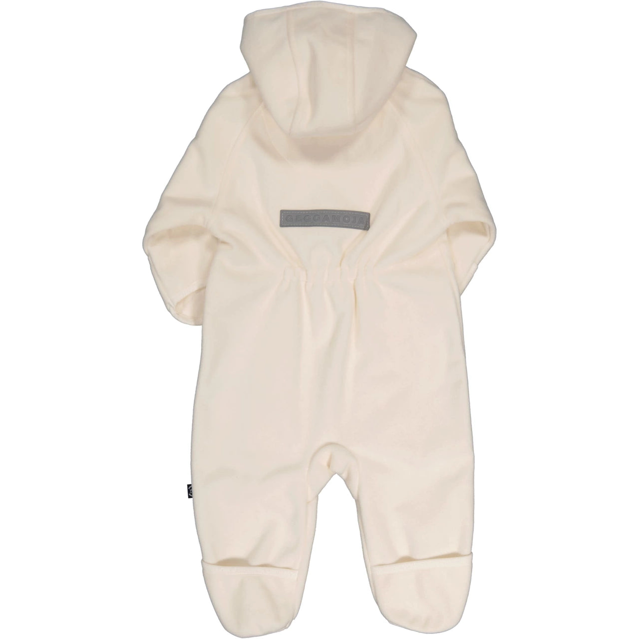 Wind fleece overall, beige, back