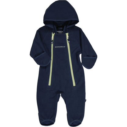 Wind fleece overall, navy, front