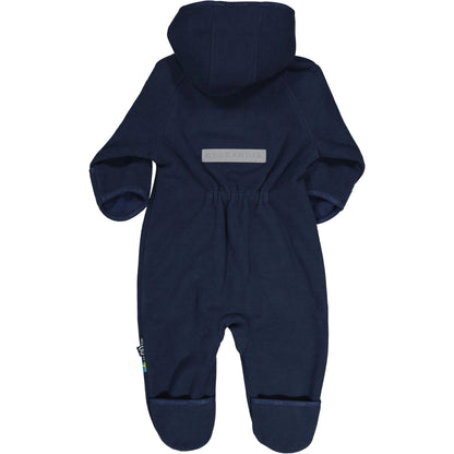 Wind fleece overall, navy, back