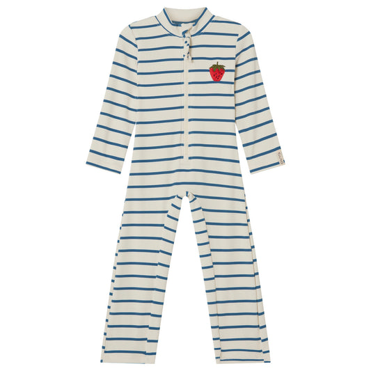 UV Suit, Blue Stripe, Front