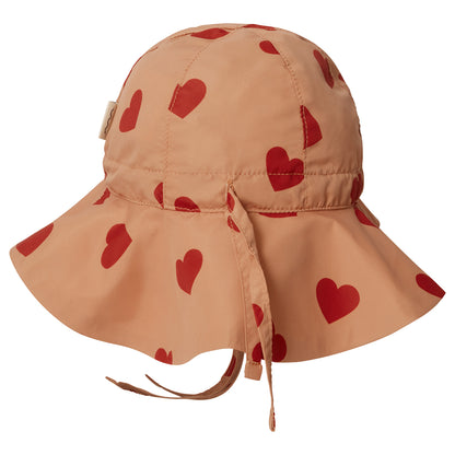 UV Sun Hat, Hearts, Back